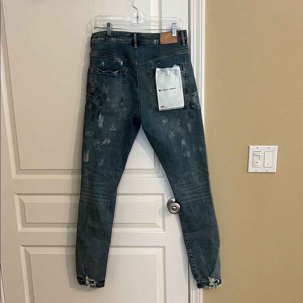 PURPLE BRAND Distressed Ripped Jeans - Picture 2 of 7